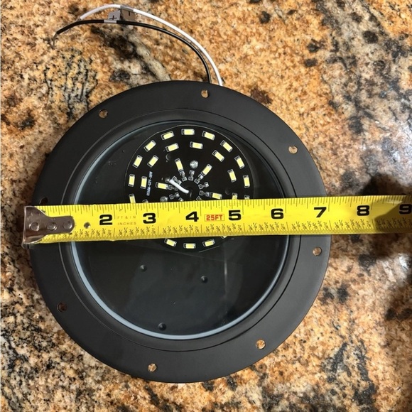 RV/Trailer/Toy Hauler 7in Exterior round Flood Light - LED, 12V 18W - Picture 8 of 10